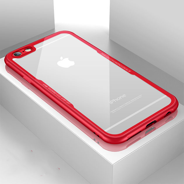 258006 เคส iPhone 6 / 6s ขอบสีแดง
