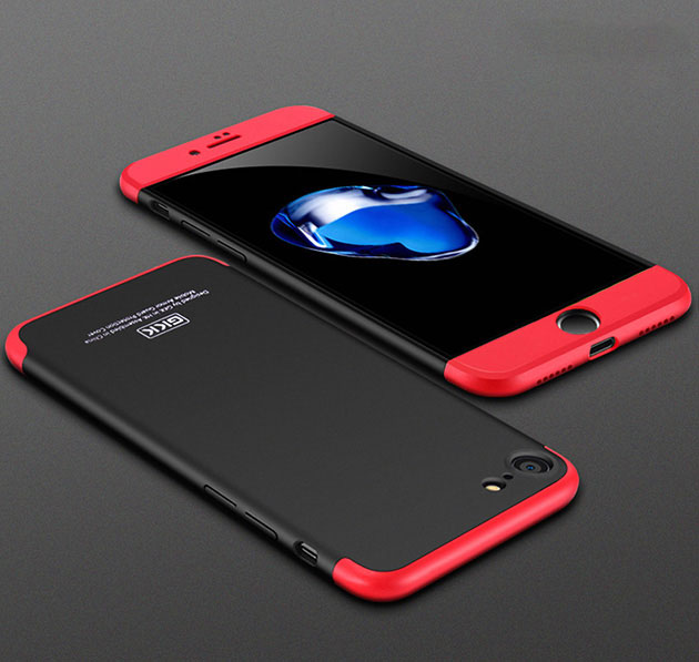 190013 รุ่นสำหรับ iPhone 6/6s สีดำ-แดง รุ่น GKK (ด้านหลังไม่โชว์โลโก้)

