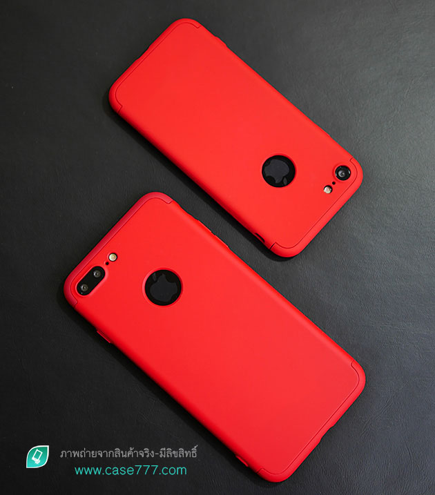 189043 รุ่นสำหรับ iPhone 7 (สีแดง โชว์โลโก้)
