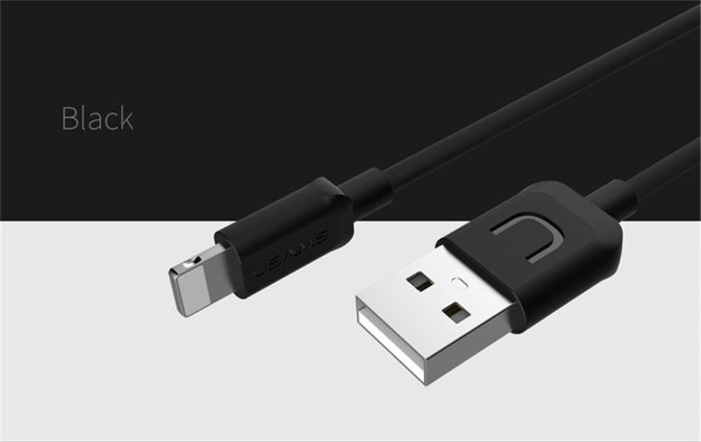168057 หัว micro USB สายสีดำ
