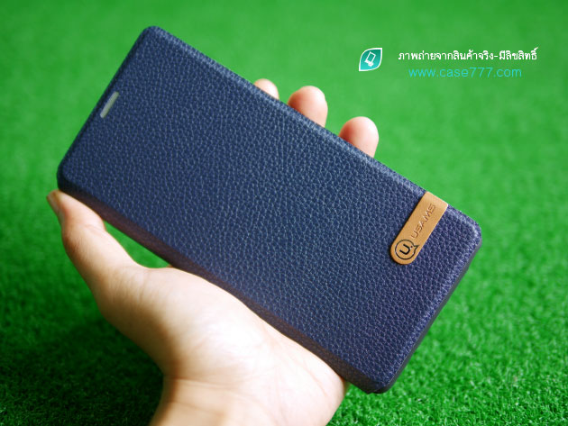 165124 เคสฝาพับ Note 8 สีน้ำเงินเข้ม
