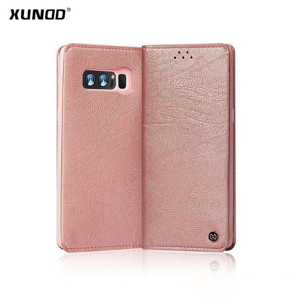 123050 เคสฝาพับ Note 8 สี Rose gold
