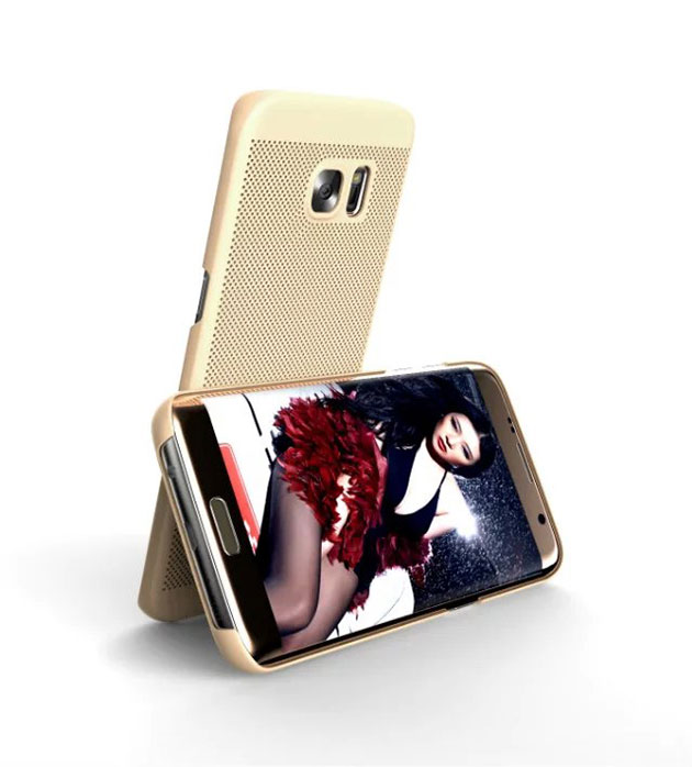 168009 เคส S7 Edge สีทอง
