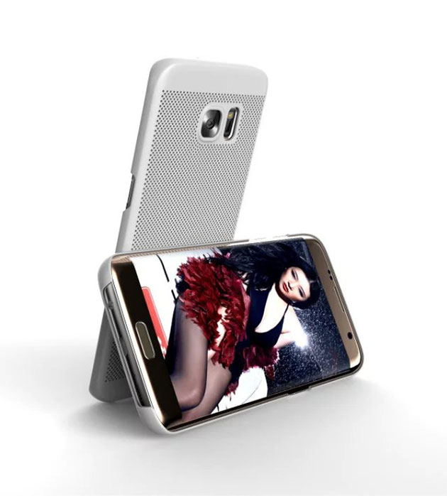 168007 เคส S7 Edge สีเงิน
