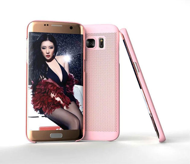 168008 เคส S7 Edge สีชมพู
