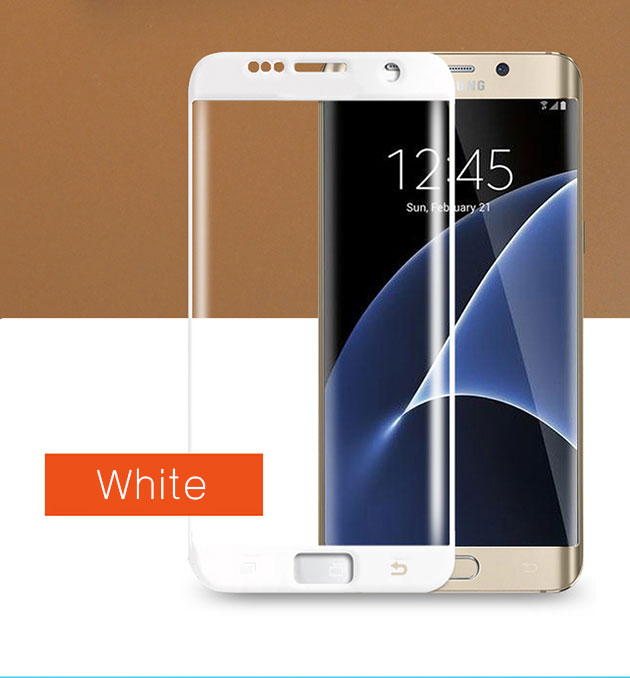 167067 กระจกนิรภัย S7 Edge สีขาว
