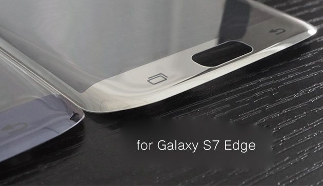 167068 กระจกนิรภัย S7 Edge สีเงิน
