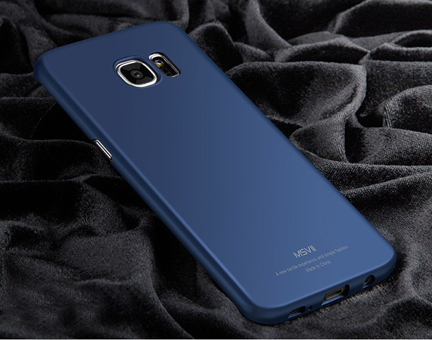 185009 เคส S7 Edge สีน้ำเงิน ผิวเรียบ
