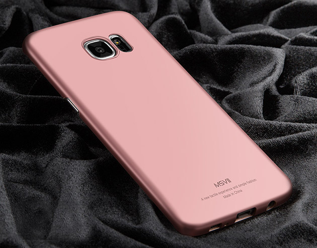 185012 เคส S7 Edge สี Rose gold ผิวเรียบ
