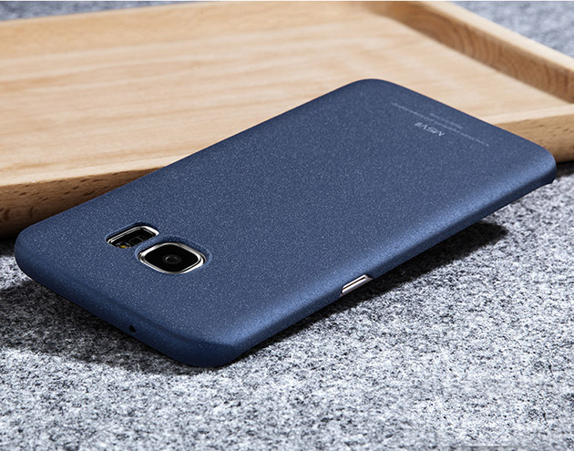 185015 เคส S7 Edge สีน้ำเงิน ผิวกันลื่น
