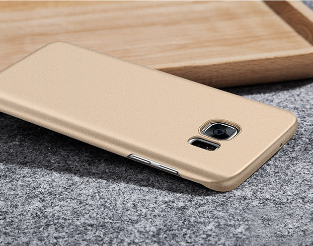 185016 เคส S7 Edge สีทอง ผิวกันลื่น
