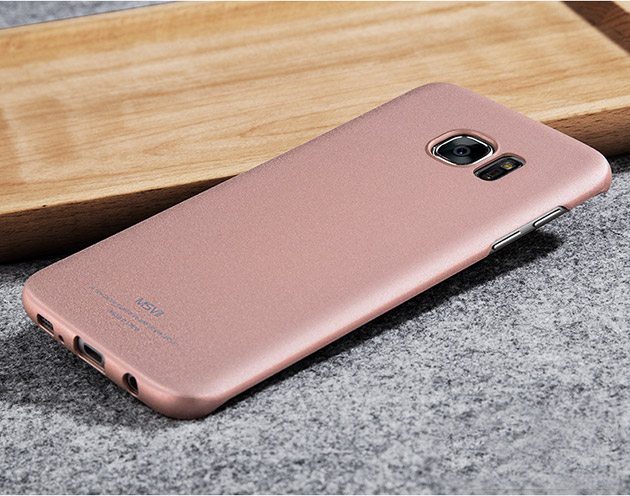 185017 เคส S7 Edge สี Rose gold ผิวกันลื่น
