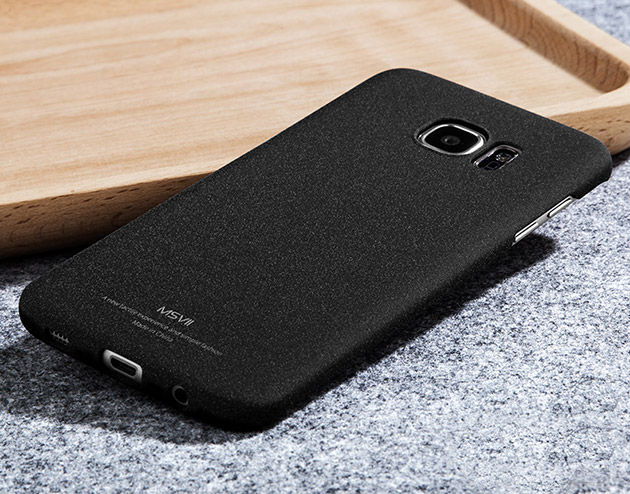 185018 เคส S7 Edge สีดำ ผิวกันลื่น
