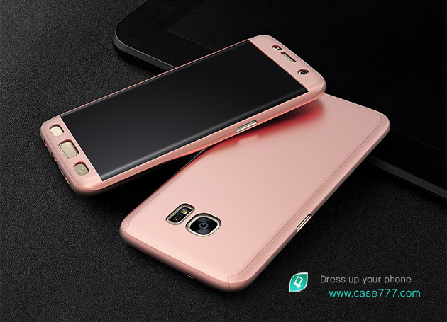206026 เคส S7 Edge สี Rose gold ผิวเรียบ
