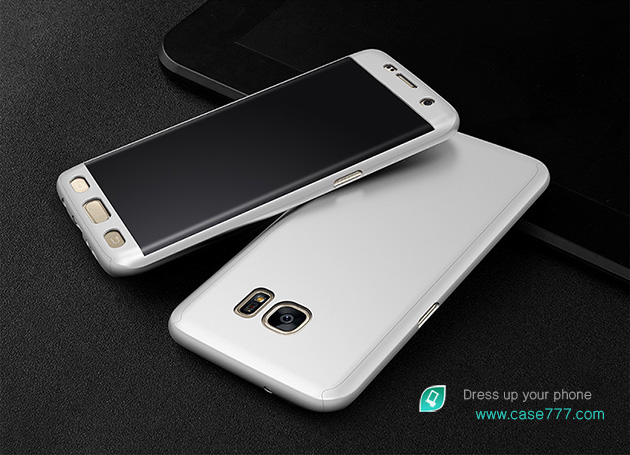 206027 เคส S7 Edge สีเงิน ผิวเรียบ
