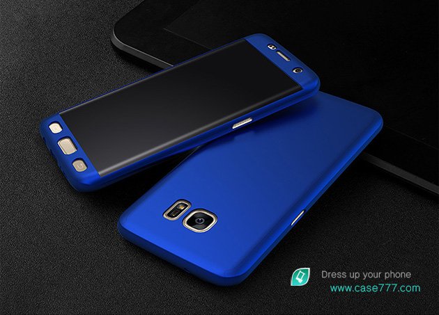 206029 เคส S7 Edge สีน้ำเงิน ผิวเรียบ
