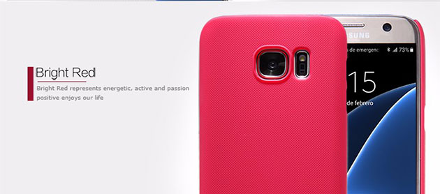 159009 เคส S7 Edge ของแท้ สี Rose Red
