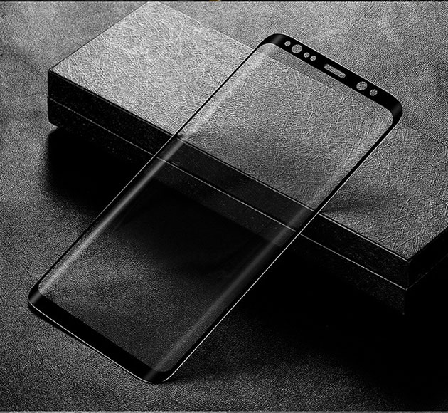 128077 กระจกนิรภัย S8 ขอบสี ดำ
