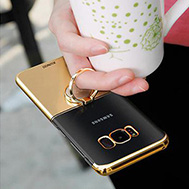 เคส-S8-เคส-S8-Plus-เคส-Samsung-รุ่น-เคส-Electroplate-พร้อมแหวนด้านหลังแบบพับเก็บได้-ของแท้-สำหรับ-S8-,-S8-Plus
