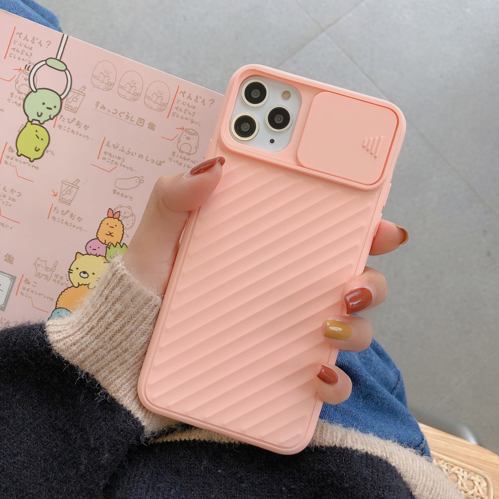 117048 เคส iPhone XS MAX สีชมพู
