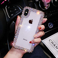 เคส-iPhone-12-Pro-รุ่น-เคสเพชร-iPhone-12-,-12-Pro-งานแฮนด์เมด-เพชรเน้นๆ-จัดเต็มมาก
