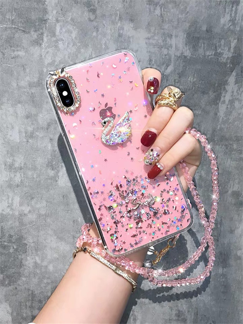 424072 เคส iPhone X สีชมพูใส
