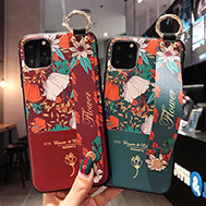 เคส-iPhone-11-Pro-รุ่น-เคส-iPhone-11-Pro-ลายดอกกไม้-พร้อมแถบสอดนิ้วแบบเก็บได้
