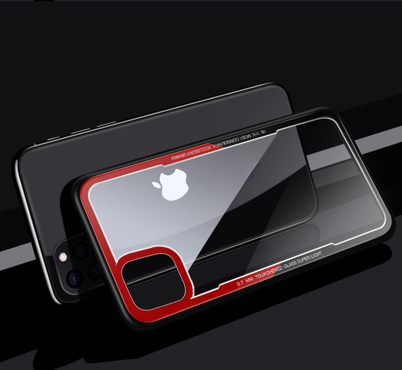 149048 เคส iPhone 13 Pro Max ขอบสีดำ-แดง
