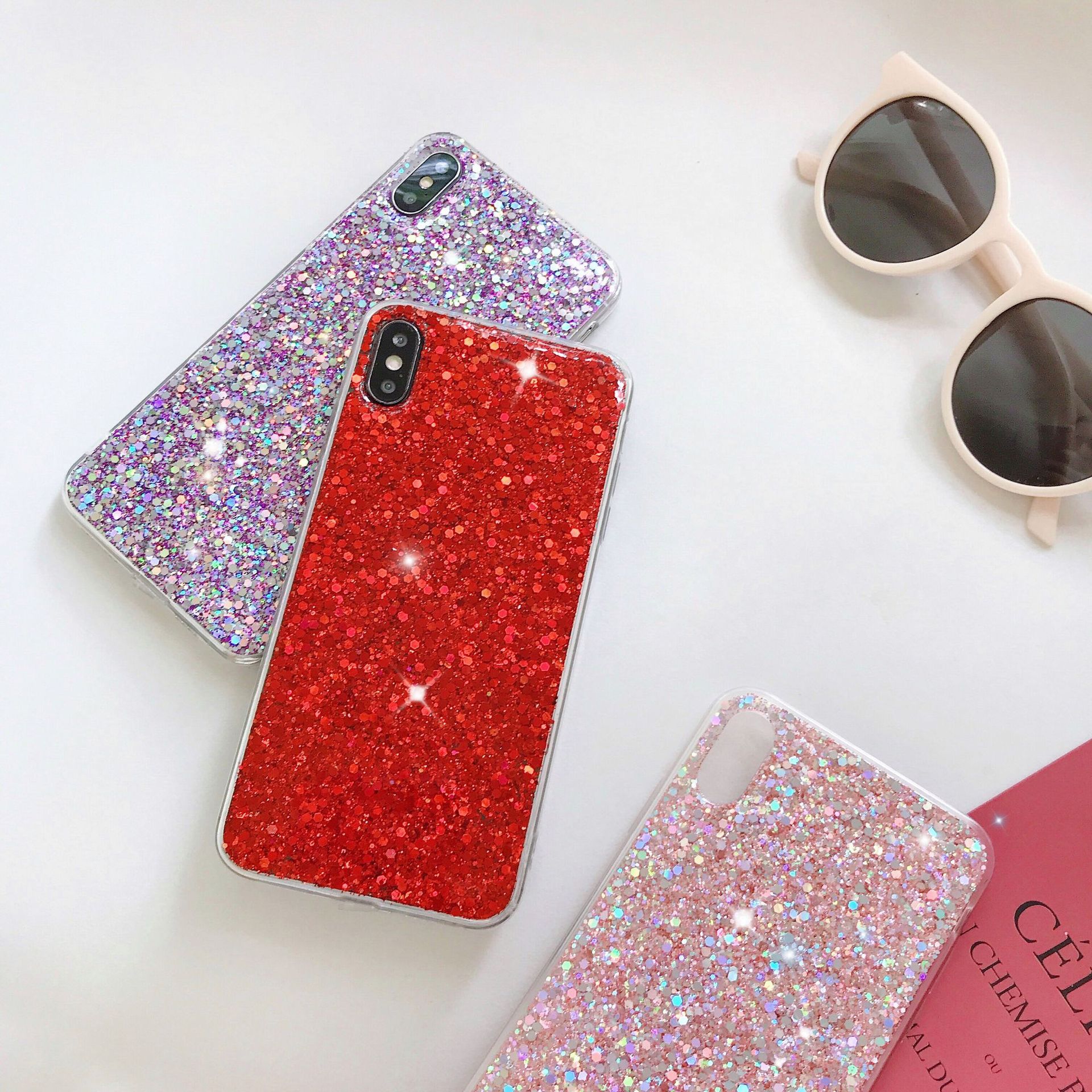 423041 เคส iPhone XR สีม่วง ( ซ้ายบนสุด )
