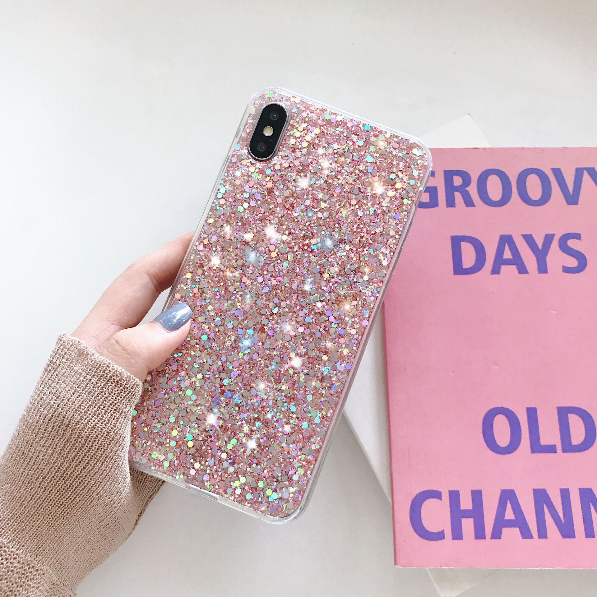 423044 เคส iPhone XS MAX สีชมพู
