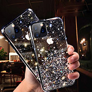 เคส-iPhone-12-Pro-รุ่น-เคส-iPhone-12-,-12-Pro-เคสกากเพชรประกายดาว-เล่นแสงสวยมาก
