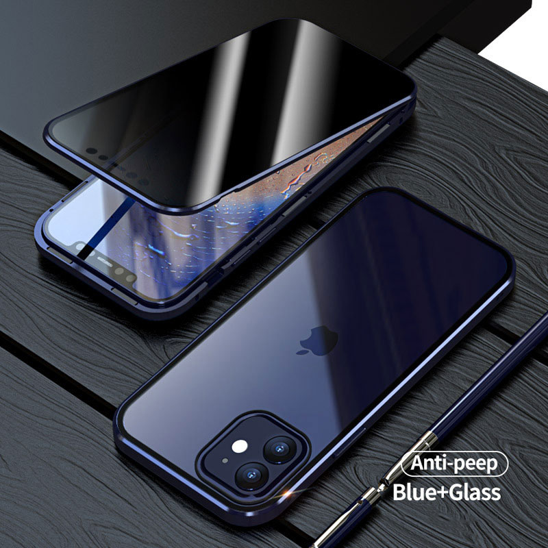 129115 เคส iPhone 12 Pro Max ขอบสีสีน้ำเงิน
