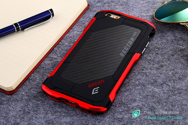 178003 เคส 6 Plus/6s Plus สีแดง พร้อมโลโก้ Ducati
