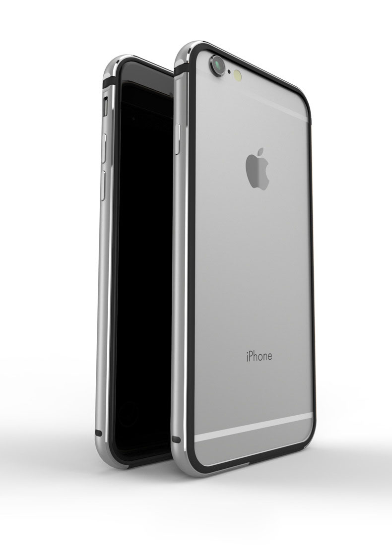 151002 - เคส iPhone 6/6s บัมเปอร์ สีเทา
