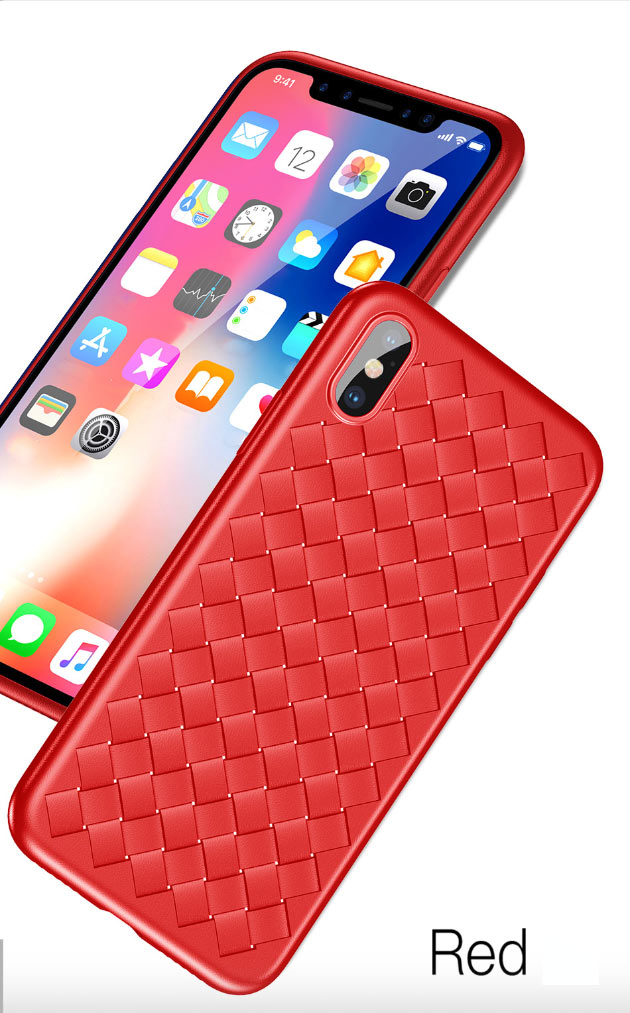 254015 เคส iPhone X สีแดง
