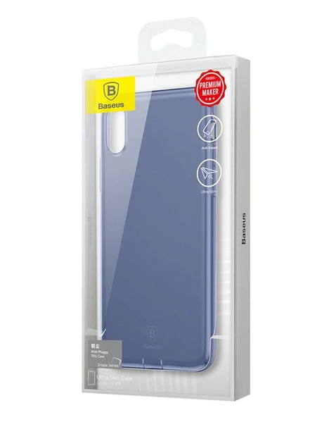 290022 เคส iPhone X สีน้ำเงินใส
