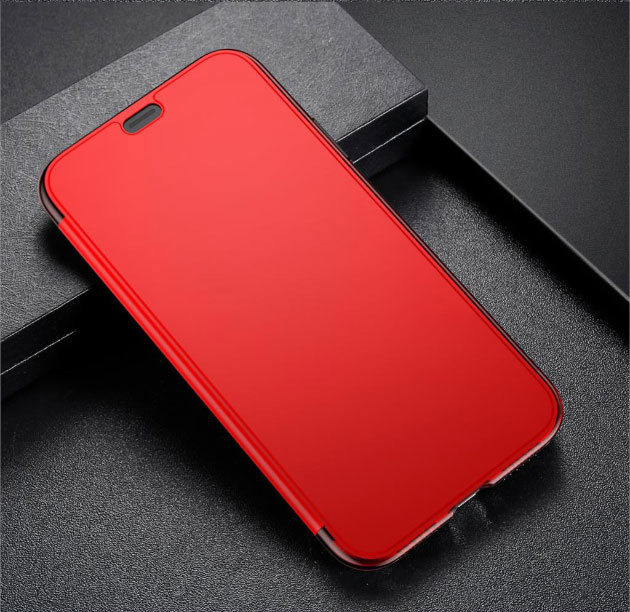 181054 เคสฝาพับ iPhone X สีแดง
