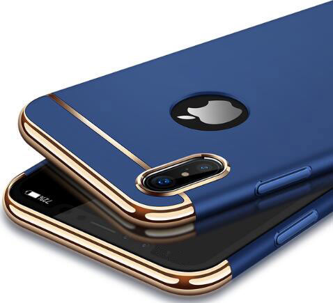 251015 เคส iPhone X สีน้ำเงิน
