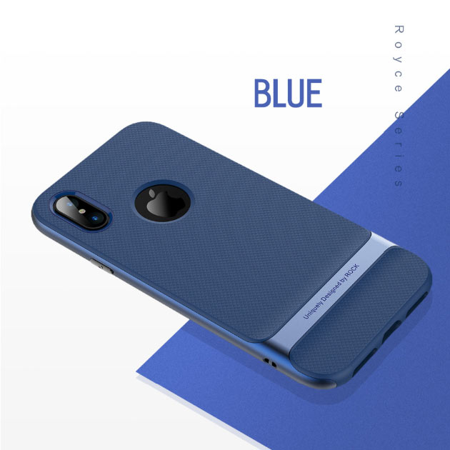 252012 เคส iPhone XS สีน้ำเงิน
