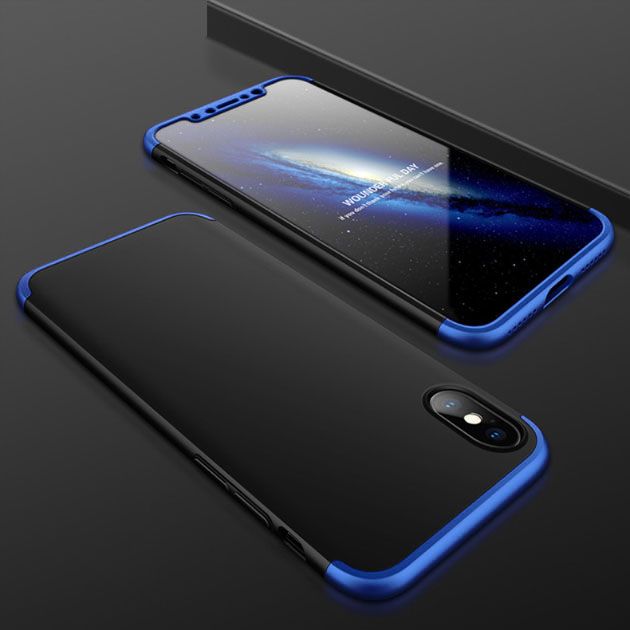 137068 เคส iPhone 11 Pro Max สี ดำขอบน้ำเงิน

