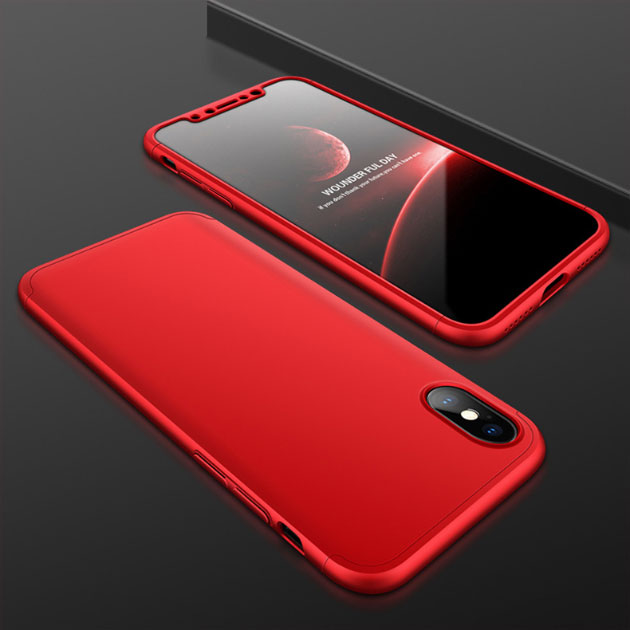 246003 เคส iPhone X สี แดงล้วน
