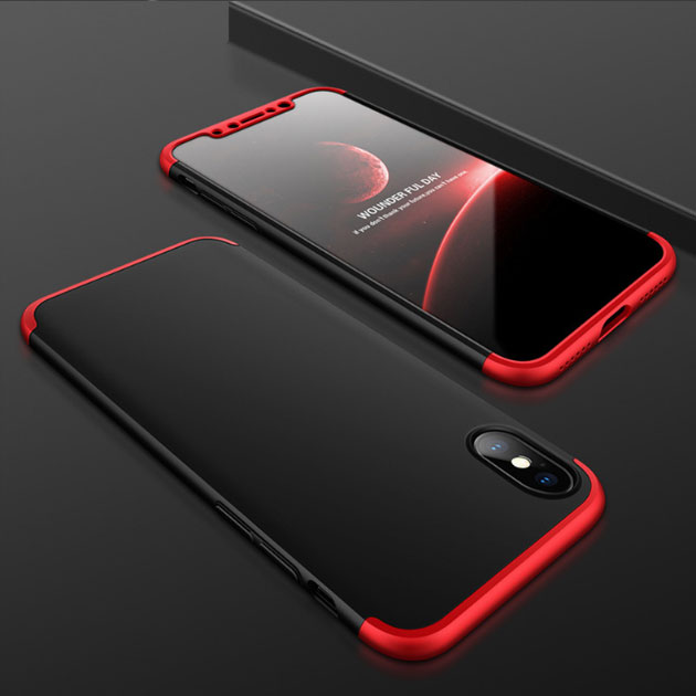 294069 เคส iPhone XS MAX สี ดำขอบเแดง
