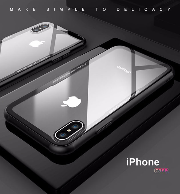 290030 เคส iPhone XS MAX ขอบสีดำ
