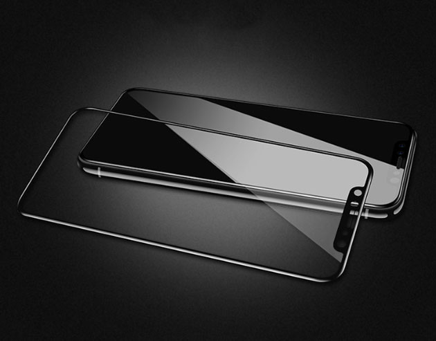 320024 กระจกนิรภัย iPhone XS MAX ขอบสีดำ
