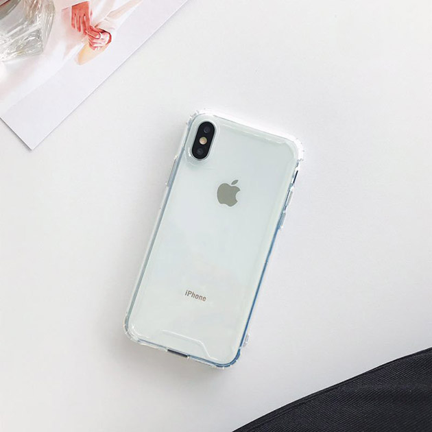 402060 เคส iPhone X ขอบสี ใส
