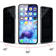 เคส-iPhone-XS-MAX-รุ่น-กระจกนิรภัย-iPhone-XS-MAX-แบบป้องกันคนแอบมองจากด้านข้าง
