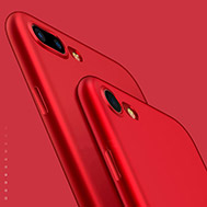 เคส-iPhone-7-เคส-iPhone-7-Plus-รุ่น-ลดหนักมาก-เคสสีแดงเนื้อนิ่ม-ผิวแบบเมทัลหรูหรา-สำหรับ-iPhone-7-,-7-Plus
