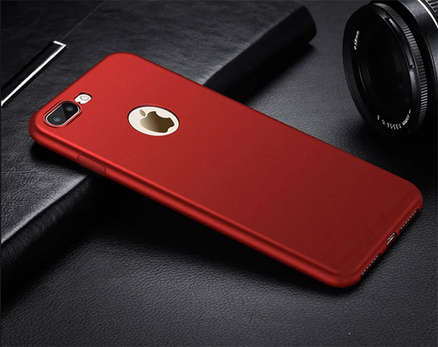 319056 เคส iPhone 6/6s สีแดง (โชว์โลโก้)
