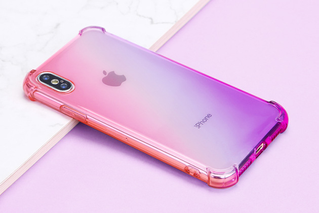 305041 เคส iPhone XS MAX สี ชมพู-ม่วง
