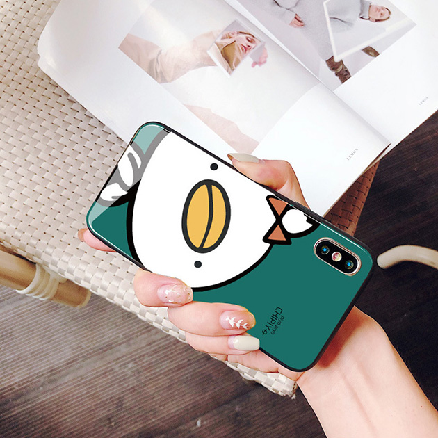 293035 เคส iPhone XS MAX ลาย ไก่ (สีเขียว)
